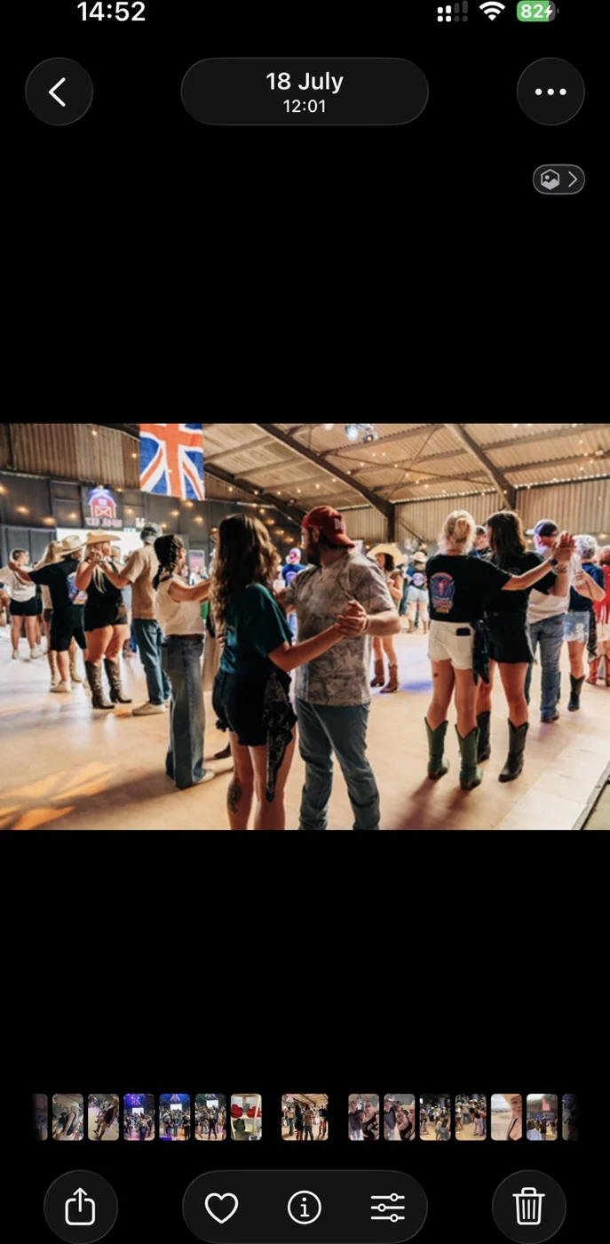 Partner dancing at Summer Stomp