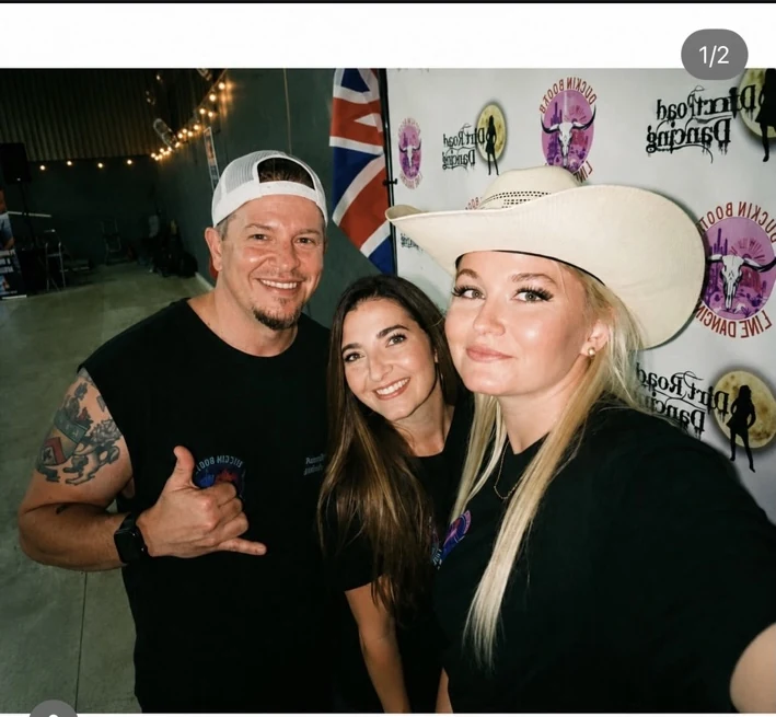 Nora with Troy and Elise from Dirt Road Dancing